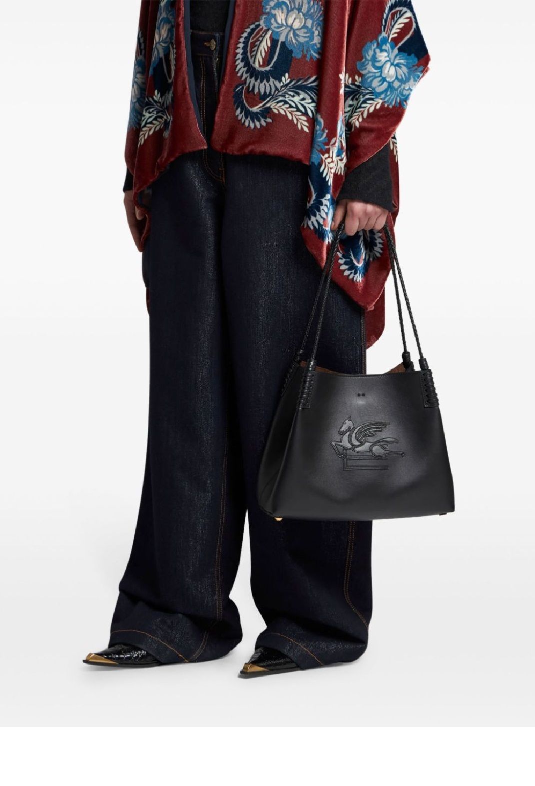 ETRO Shoulder Bag for Women: Sleek & Stylish Vitello Design